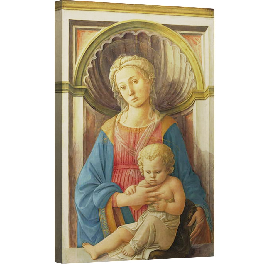 Tablou canvas - Fra Filippo Lippi - Madonna si Copilul, 60 x 90 cm