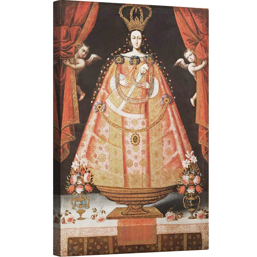 Tablou canvas - Scoala Cuzco - Virgin of Belén Virgen de Belén, 80 x 120cm