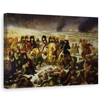 Tablou canvas - Baron Antoine Jean Gros - Napoleon pe Campul de Lupta de la Eylau, 9 februarie 1807, 80 x 120cm Tablou canvas - Baron Antoine Jean Gros - Napoleon pe Campul de Lupta de la Eylau, 9 februarie 1807, 80 x 120cm