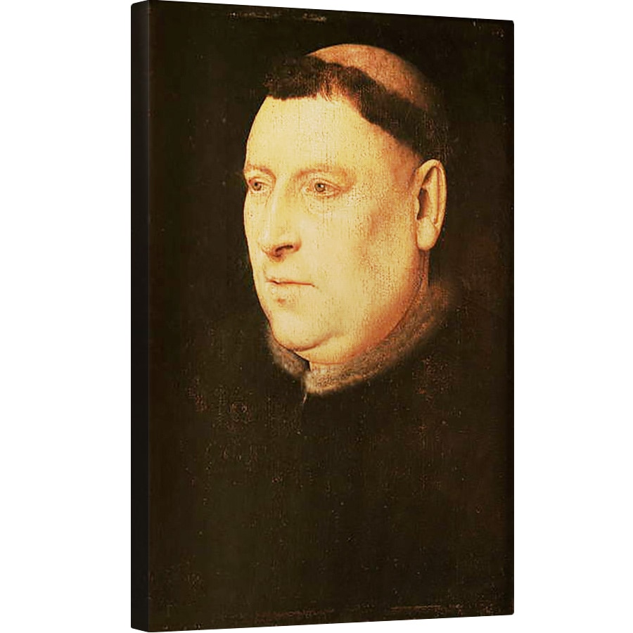 Tablou canvas - Scoala flamanda - Portret De Un Calugar, 80 x 120cm