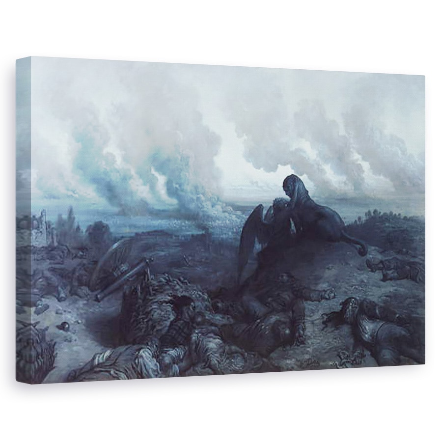 Tablou canvas - Gustave Dore - Enigma, 60 x 90 cm