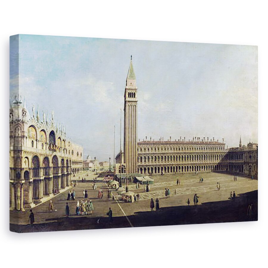 Tablou canvas - Canaletto - Piazza San Marco, 60 x 90 cm