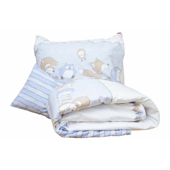 Lenjerie pat copii Odette Blue 100x150/40x60 cm Lenjerie pat copii Odette Blue 100x150/40x60 cm