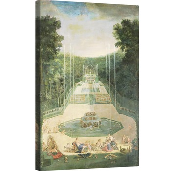 Tablou canvas - Jean Cotelle the Younger - Groves de Versailles. Vedere la cele trei fantani cu Venus si heruvimi practicand cu arcuri si sageti, 80 x 120cm Tablou canvas - Jean Cotelle the Younger - Groves de Versailles. Vedere la cele trei fantani cu Venus si heruvimi practicand cu arcuri si sageti, 80 x 120cm
