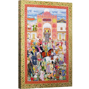 Tablou canvas - Scoala indiana - Dna E-14 fol.21a Festivitati cu ocazia incoronarii imparatului Djahangir 1569-1627 1605, 80 x 120cm Tablou canvas - Scoala indiana - Dna E-14 fol.21a Festivitati cu ocazia incoronarii imparatului Djahangir 1569-1627 1605, 80 x 120cm