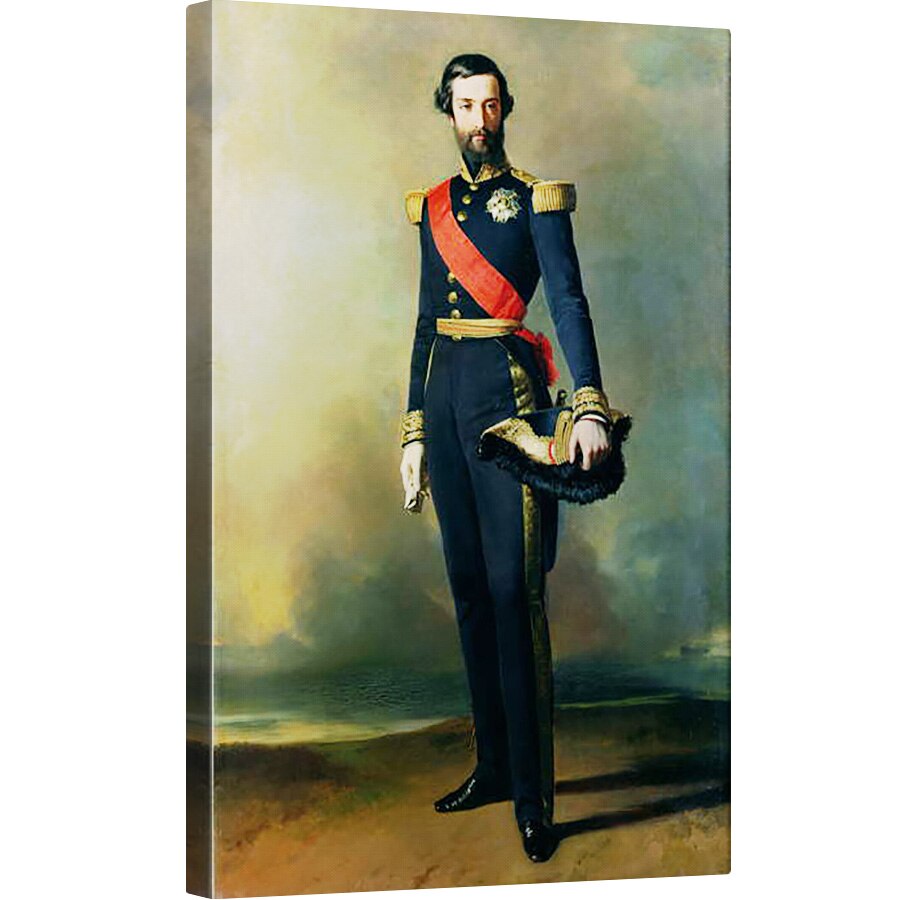 Tablou canvas - Franz Xaver Winterhalter - Francois-Ferdinand-Philippe dOrleans 1818-1900 Printul de Joinville, 80 x 120cm