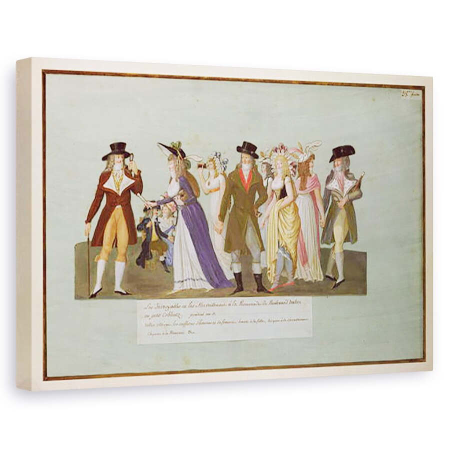 Tablou canvas - Lesueur Brothers - Fol.5 Uimitor si minunat pe Bulevardul Italienilor, 60 x 90 cm