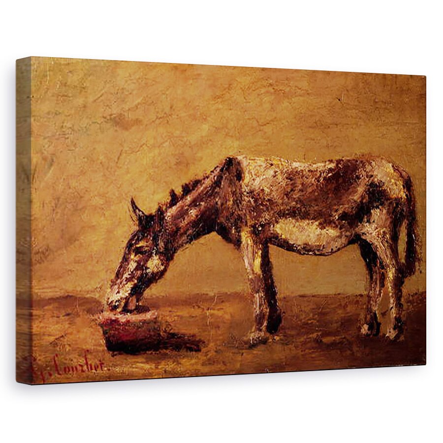 Tablou canvas - Gustave Courbet - Magarul, 60 x 90 cm