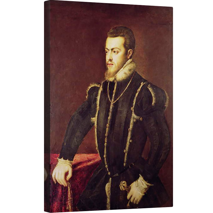 Tablou canvas - Titian - Portret De Filip al II-lea 1527-98 Al Spaniei, 40 x 60 cm