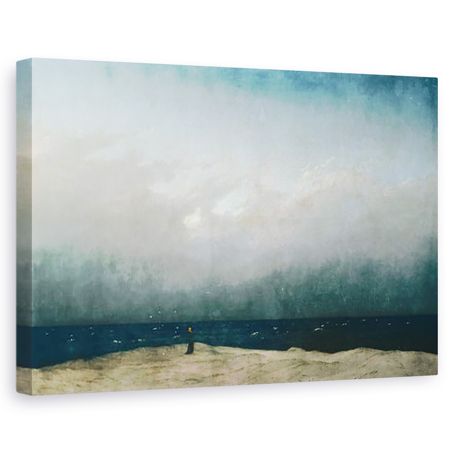 Tablou canvas - Caspar David Friedrich - Calugar de la mare, 60 x 90 cm