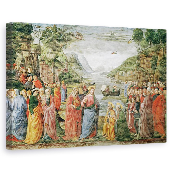 Domenico Ghirlandaio - Az SS hívása. Péter és András, Vászonkép, 80 x 120 cm