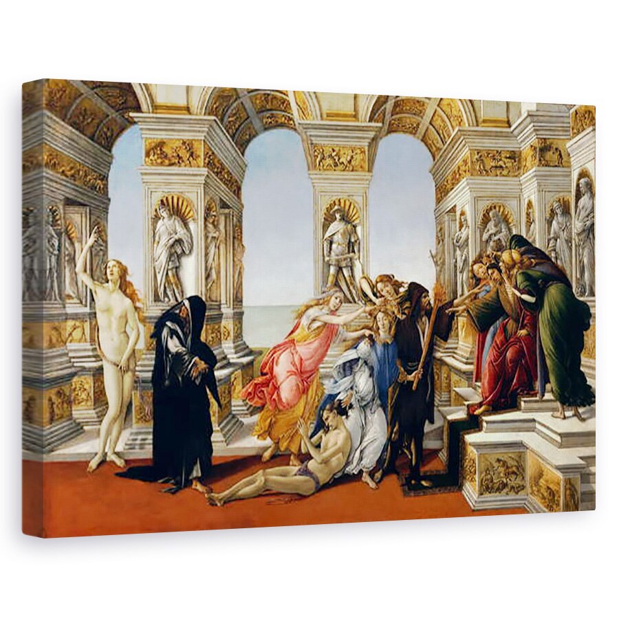 Tablou canvas - Sandro Botticelli - Calomny de Apelles, 60 x 90 cm
