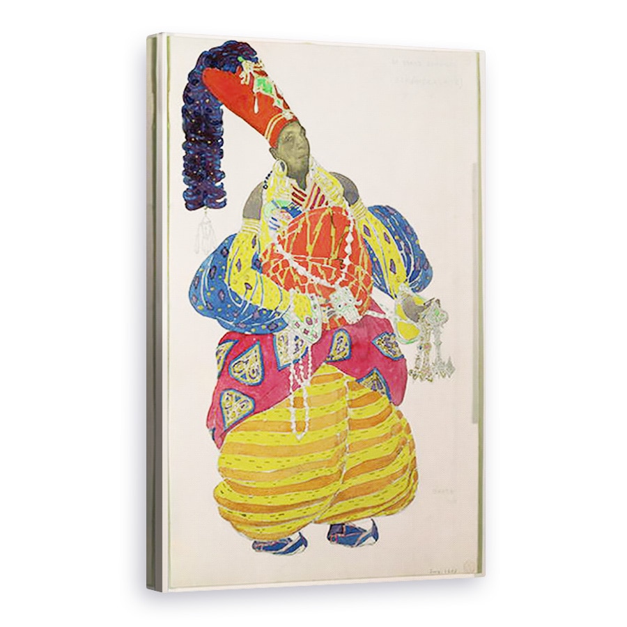 Tablou canvas - Leon Bakst - Marele eunuc, design de costume pentru productia lui Diaghilev de balet seherazada, 60 x 90 cm
