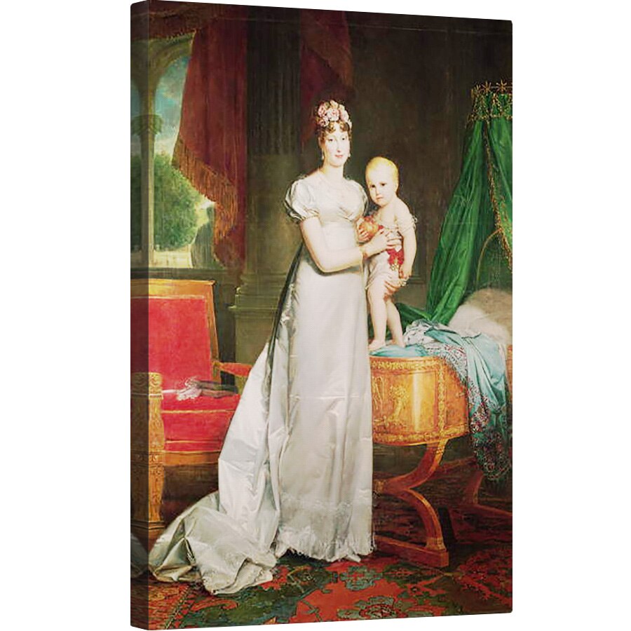 Tablou canvas - Baron Gerard, Francois Pascal Simon - Marie Louise 1791-1847 si regele Romei 1811-32, 80 x 120cm