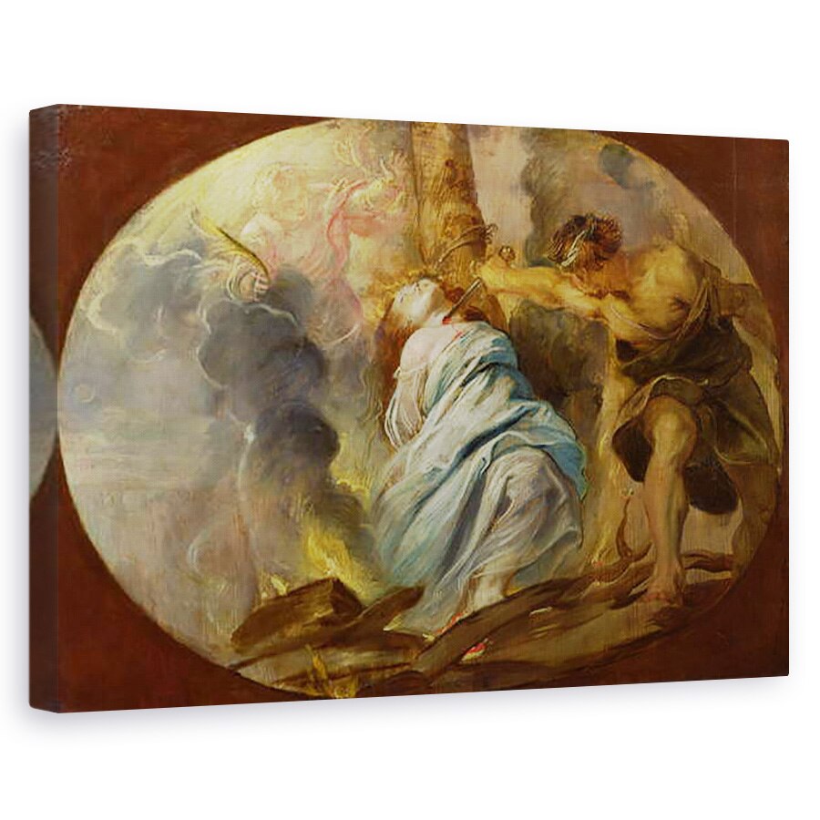 Tablou canvas - Peter Paul Rubens - Martiriul Sfantului Lucy, 40 x 60 cm
