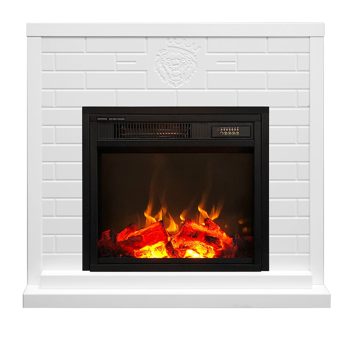 Semineu electric, Masomi, Bremen 17 & Dion-17' 1200 W, Supermat alb, 77*72*24 cm