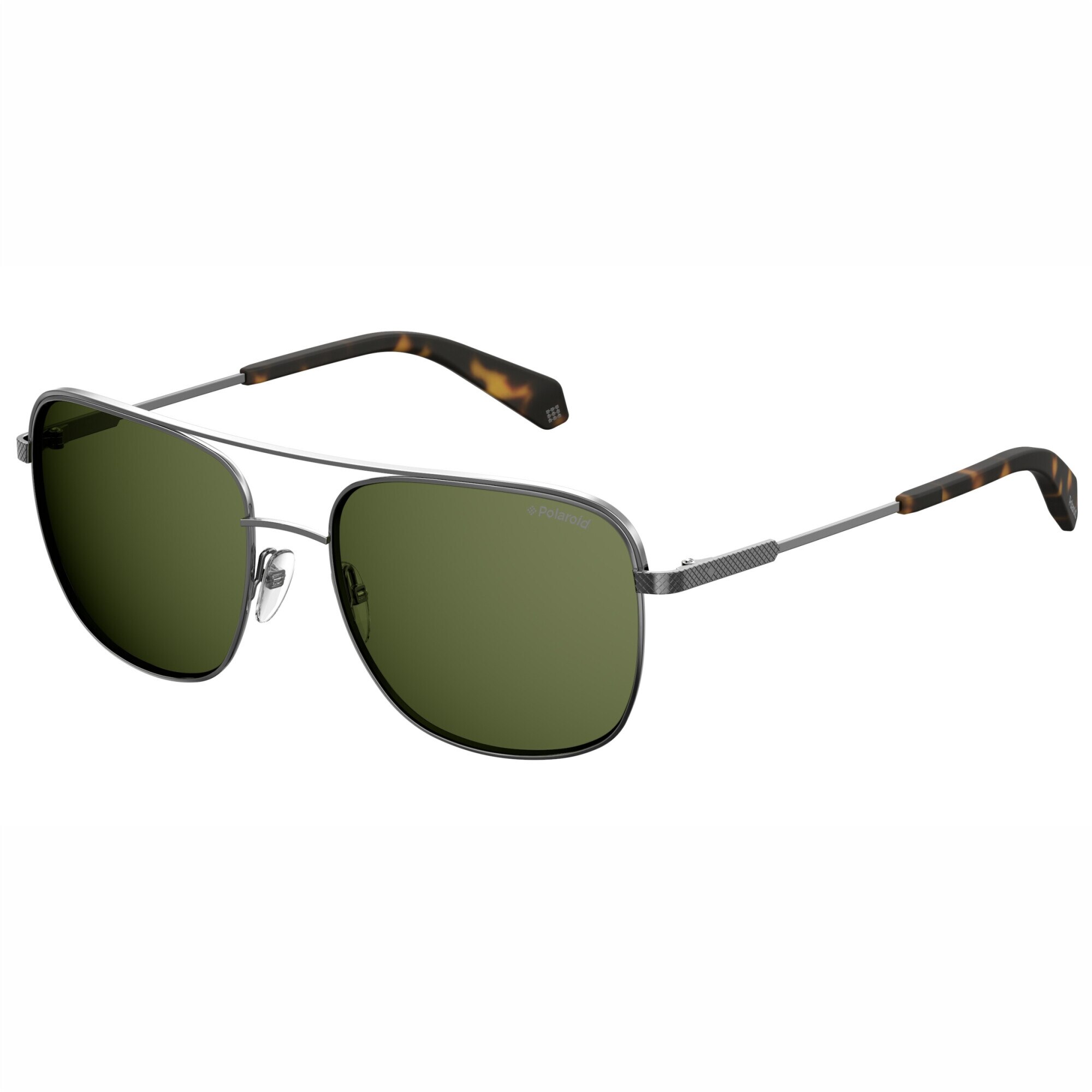 Ochelari de soare barbati Polaroid Ruthenium/Havana/Green Polarized PLD2056/S KJ1/UC