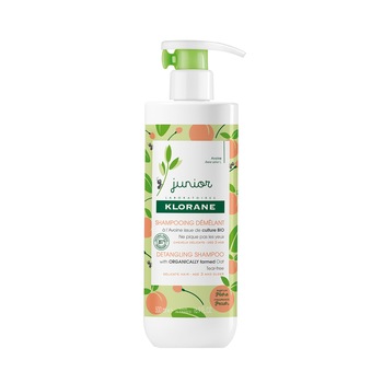 Sampon pentru descurcarea parului cu aroma de piersica Klorane Junior, 500 ml Sampon pentru descurcarea parului cu aroma de piersica Klorane Junior, 500 ml