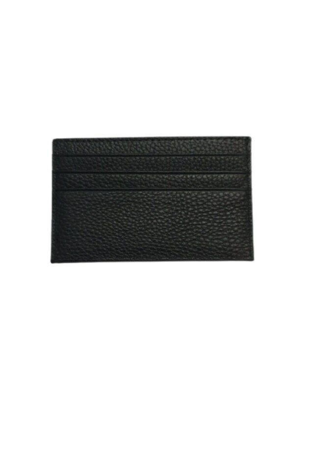 Port card piele 10 x 8 cm, culoare negru, 7 compartimente