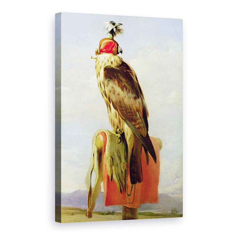 Tablou canvas - Edwin Landseer - Falcon cu gluga, 80 x 120cm