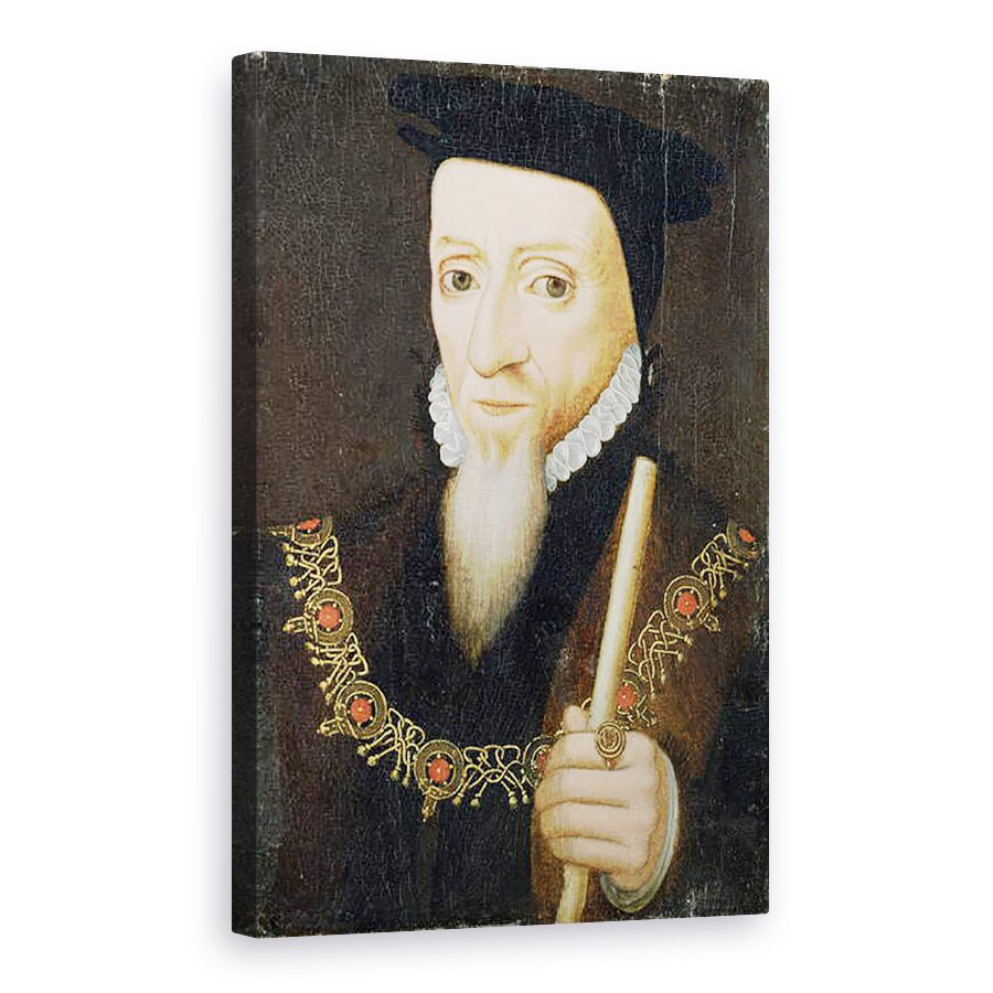 Tablou canvas - scoala engleza - William Powlett 1475-1572 Primul marchiz de Winchester, 80 x 120cm