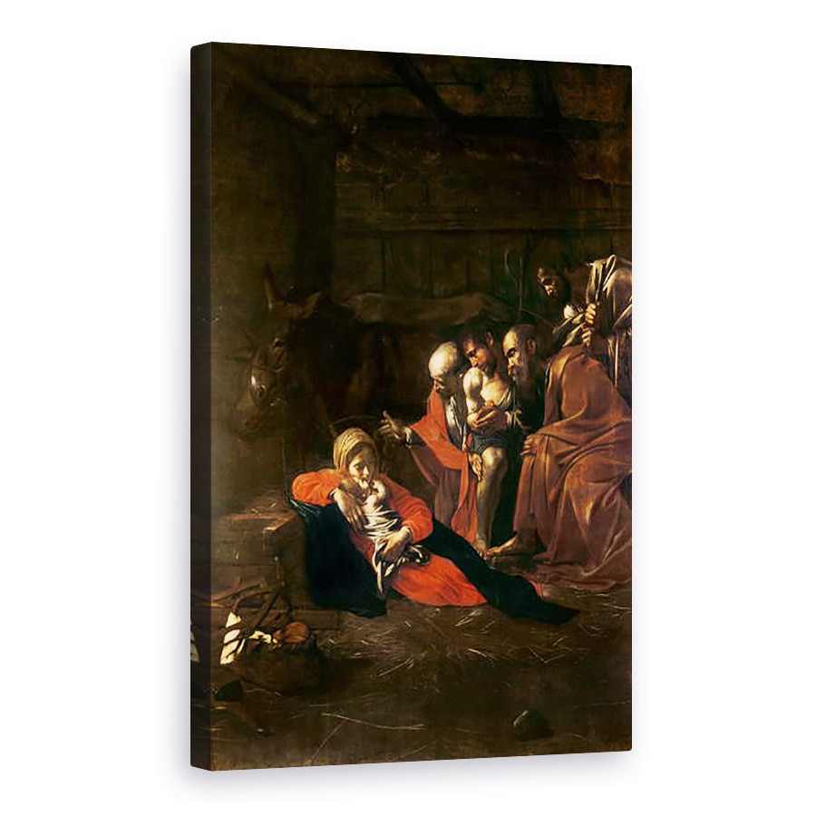 Tablou canvas - Michelangelo Merisi da Caravaggio - Adorarea Pastorilor, 80 x 120cm