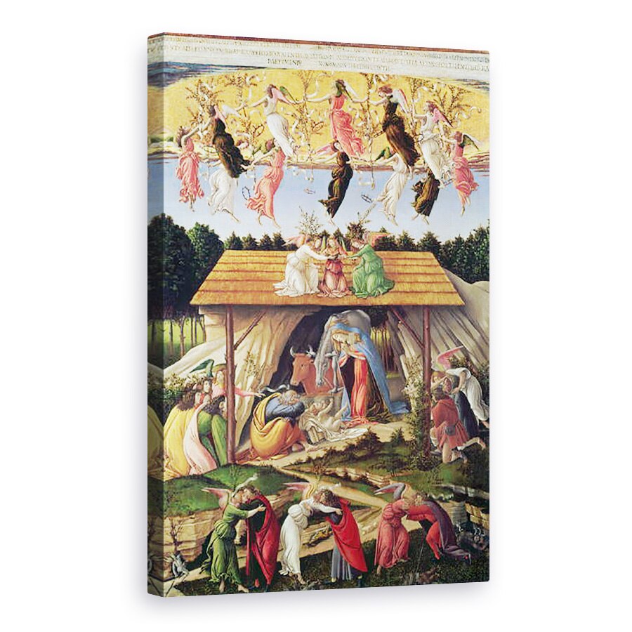 Tablou canvas - Sandro Botticelli - Nasterea mistica, 80 x 120cm