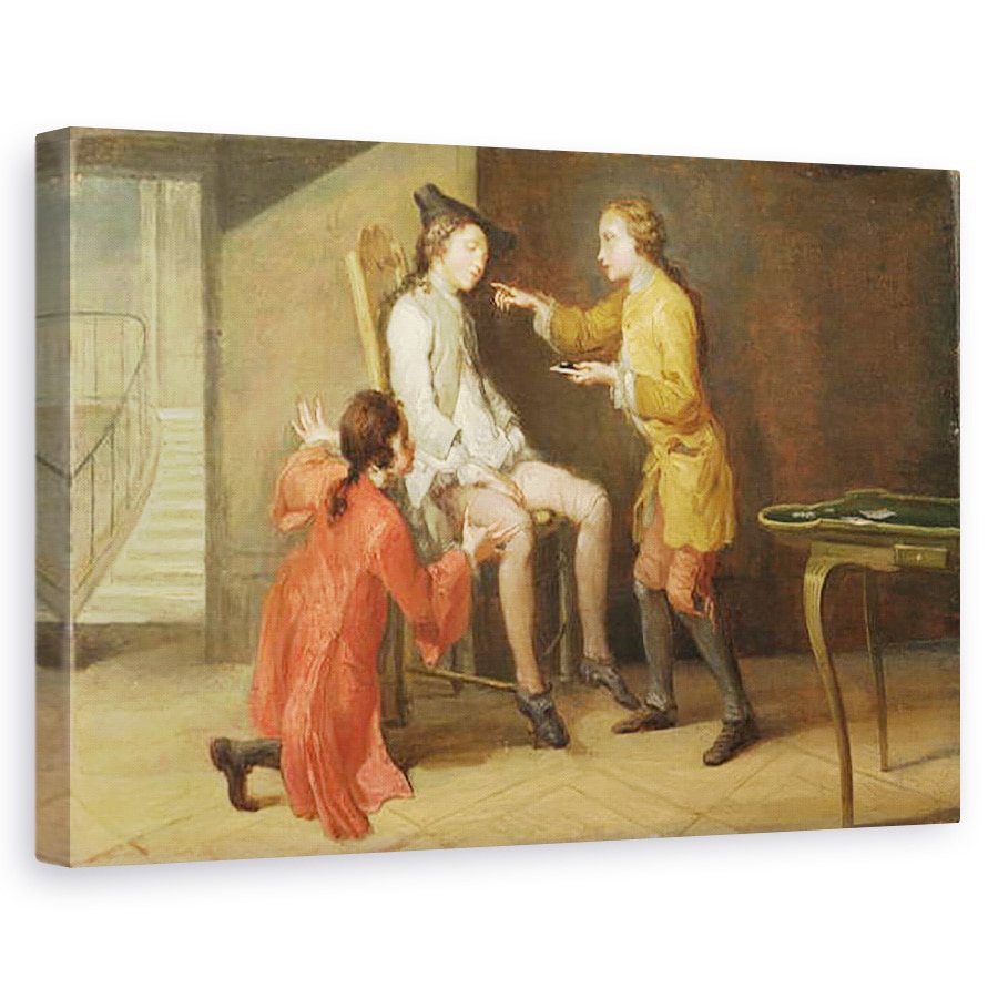 Tablou canvas - Scoala franceza - Gluma practica, 40 x 60 cm