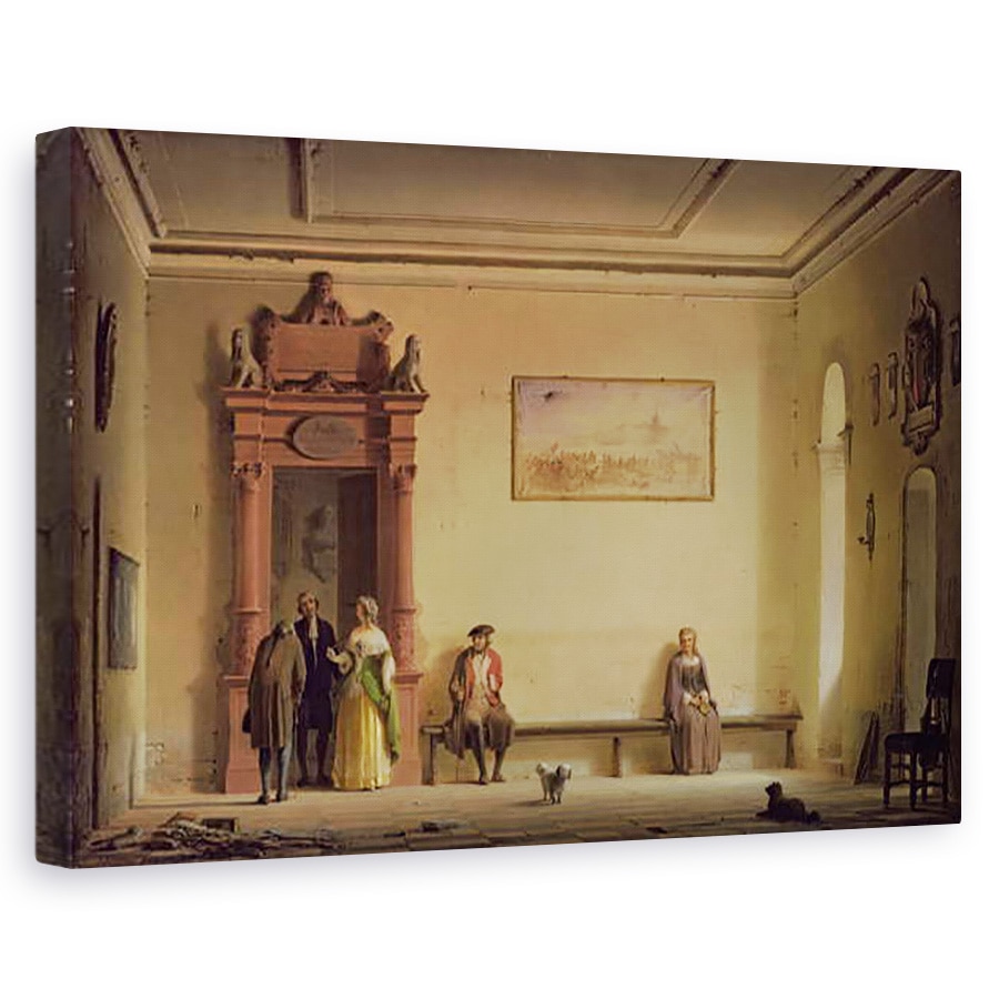 Tablou canvas - Hermann Dyck - Sala de asteptare, 80 x 120cm