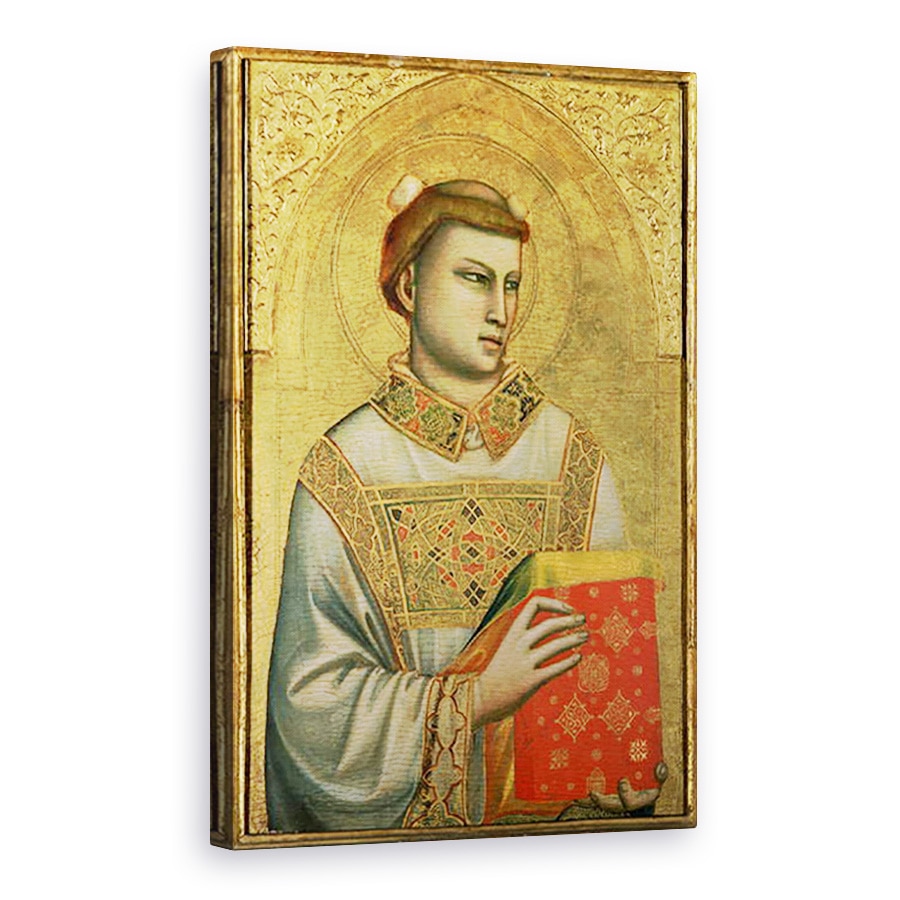 Tablou canvas - Giotto di Bondone - St. Stephen, 80 x 120cm