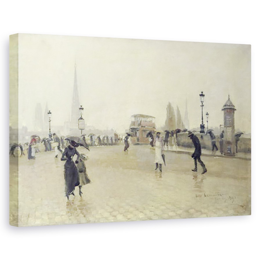 Tablou canvas - Leon Lemaitre - Pont Corneille, Rouen, 80 x 120cm
