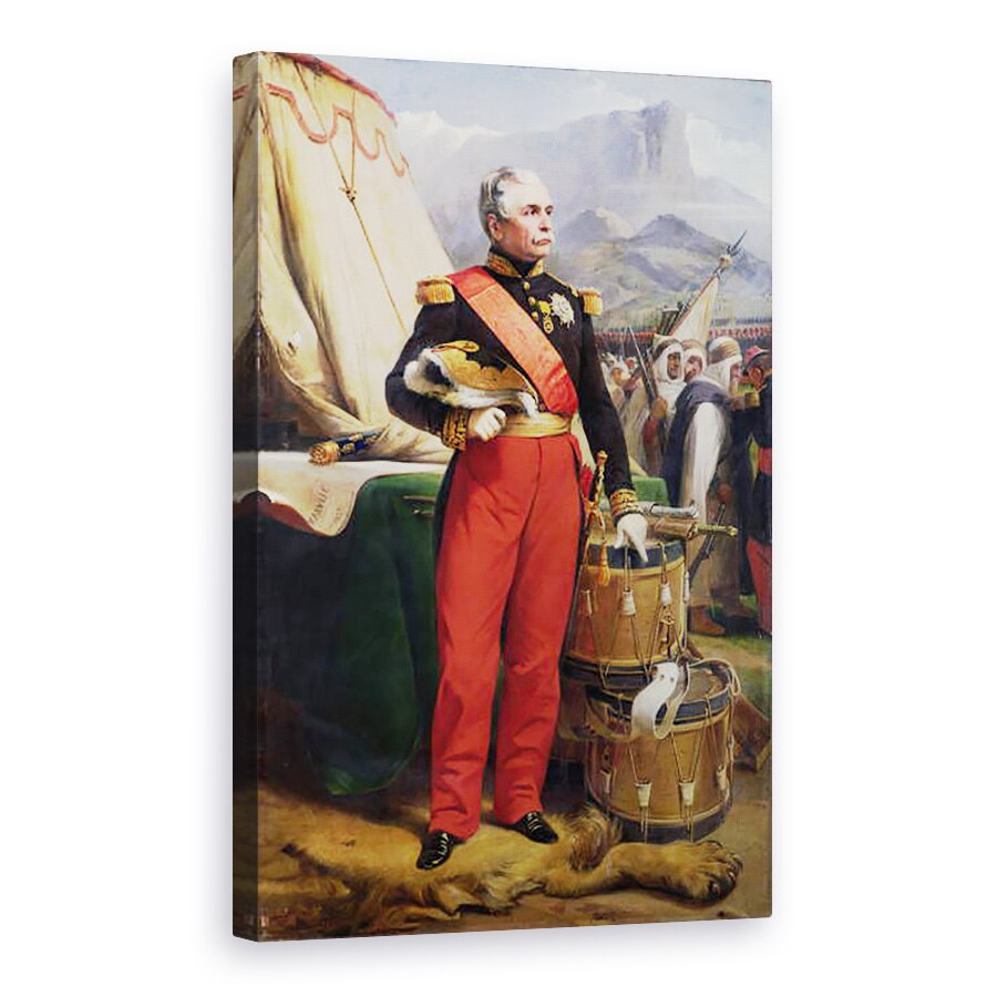 Tablou canvas - Emile Jean Horace Vernet - Contele Jacques-Louis-Cesar-Alexandre de Randon 1795-1871 Maresalul Frantei, 40 x 60 cm