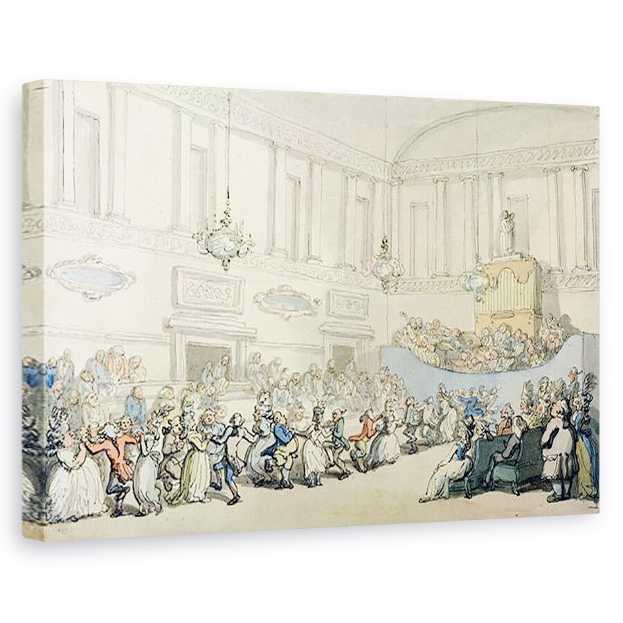 Tablou canvas - Thomas Rowlandson - Mingea, 80 x 120cm