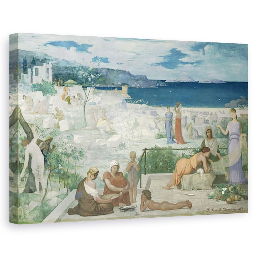 Tablou canvas - Pierre Puvis de Chavannes - Colonia Greaca, Marsilia, 60 x 90 cm