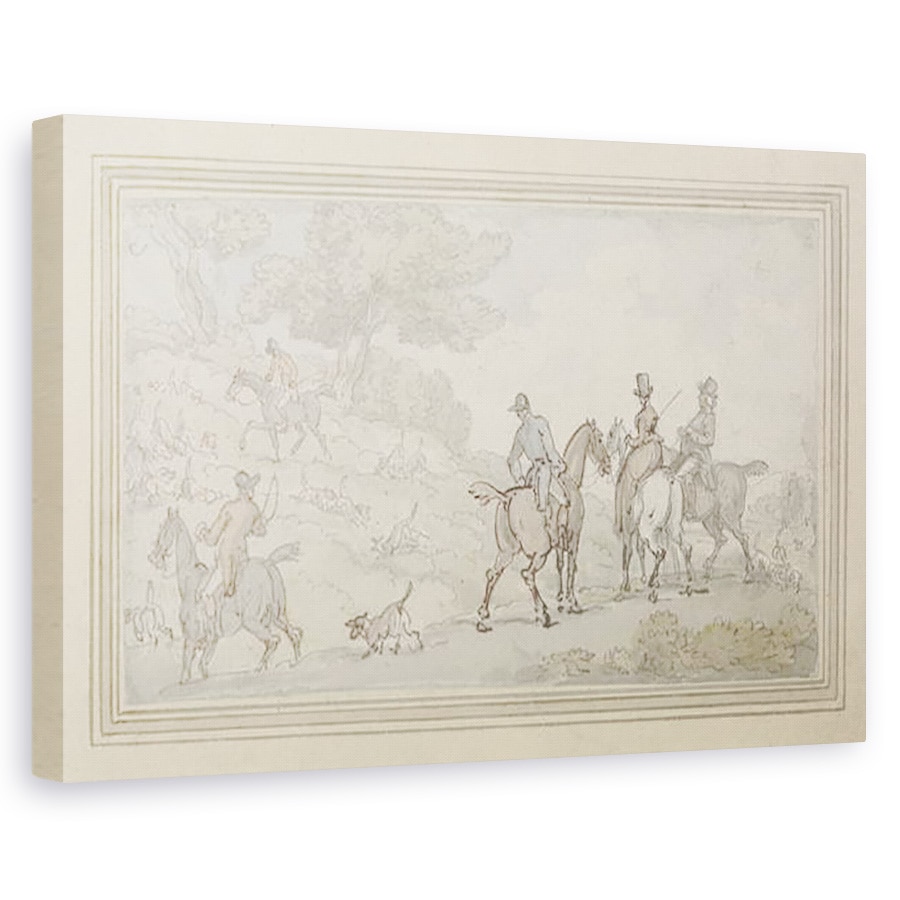 Tablou canvas - Thomas Rowlandson - Coperta desen, 60 x 90 cm