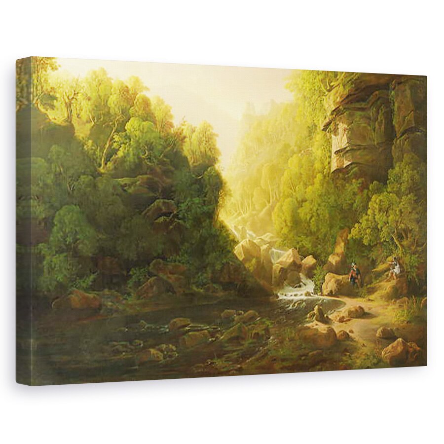 Tablou canvas - Francis Danby - Torentul Muntelui, 80 x 120cm