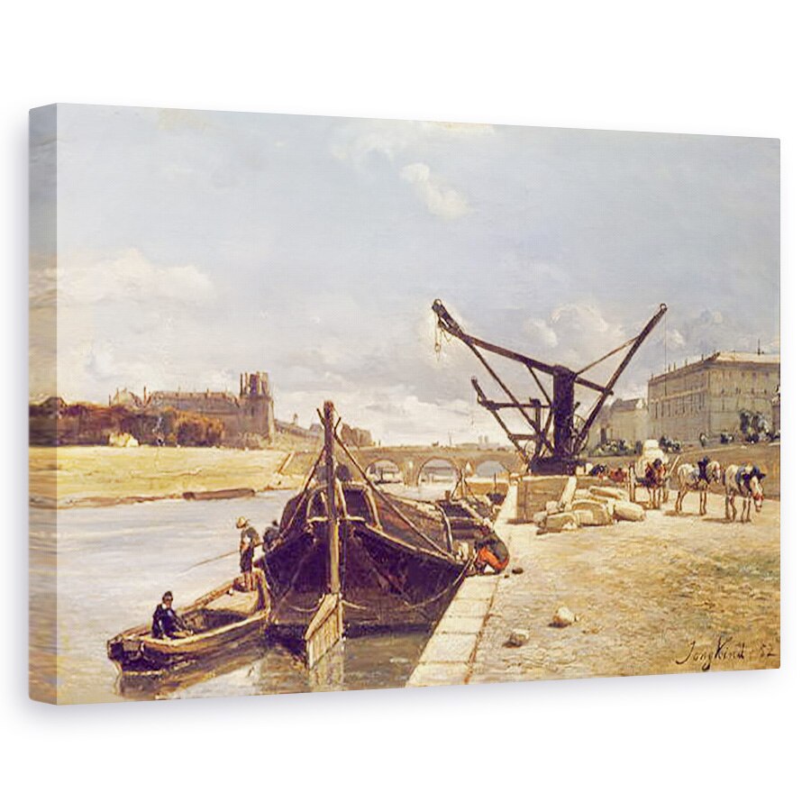 Tablou canvas - Johan-Barthold Jongkind - Vedere de Pont Regal, 60 x 90 cm
