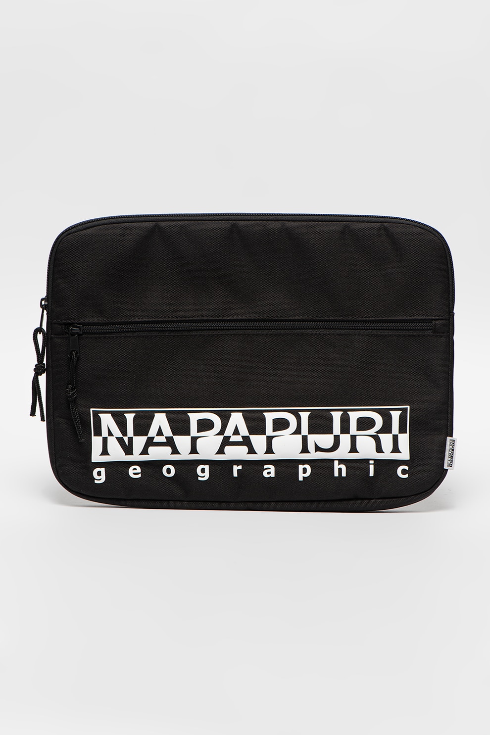 Napapijri, Geanta pentru laptop cu logo Happy, Negru