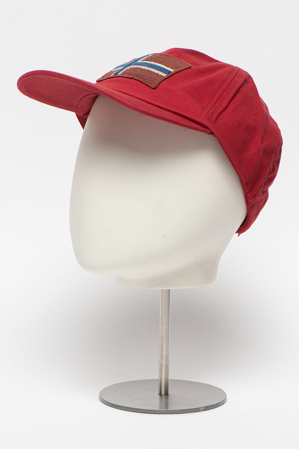 Napapijri, Sapca baseball ajustabila cu broderie logo Fontan, Rosu inchis