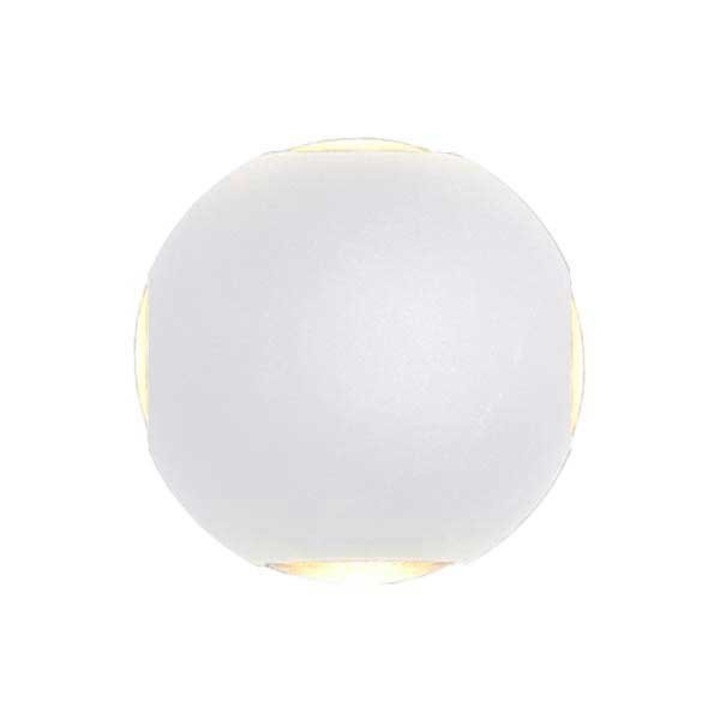 LED стенна лампа, Optonic, 4 диода, Кръгла, 4W, Естествена светлина, 4W
