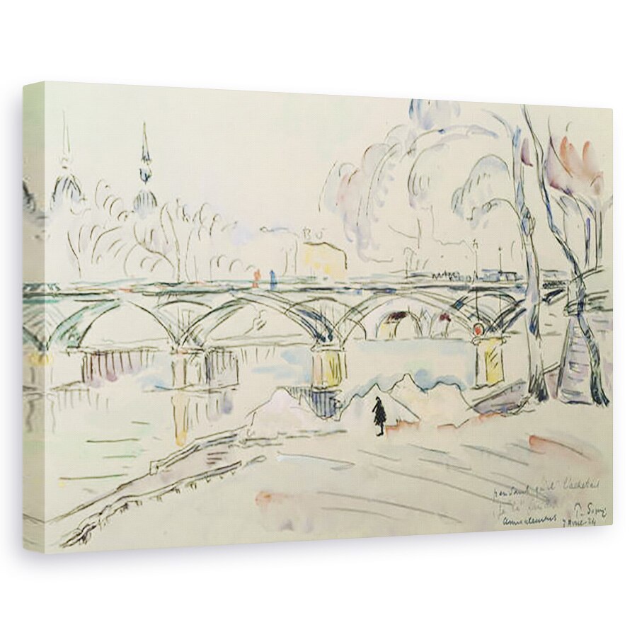 Tablou canvas - Paul Signac - Pont des Arts, 60 x 90 cm