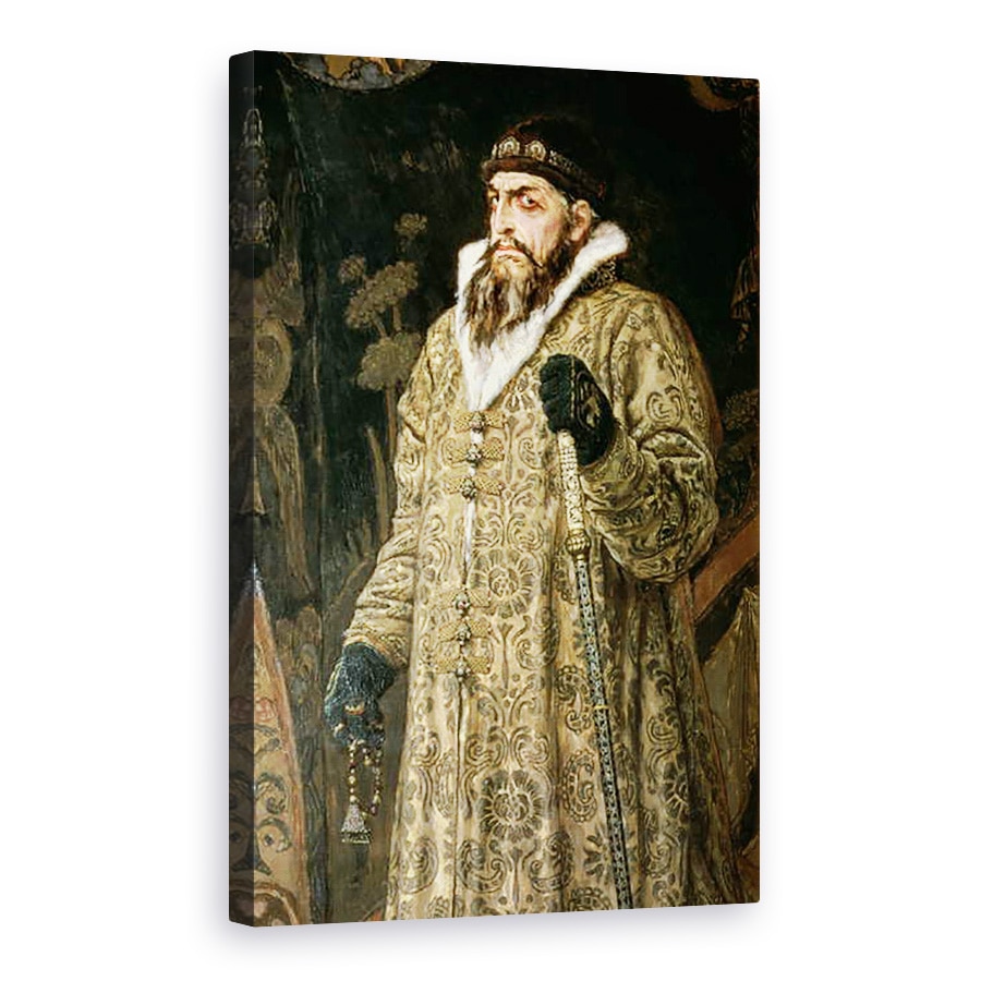 Tablou canvas - Victor Mikhailovich Vasnetsov - tarul Ivan IV Vasilievici Teribilul 1530-84 1897 ulei pe panza, 80 x 120cm