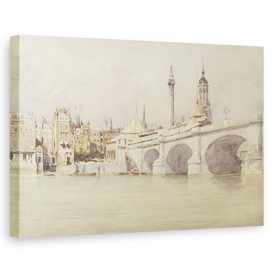 Tablou canvas - David Cox - Podul Londra, 80 x 120cm