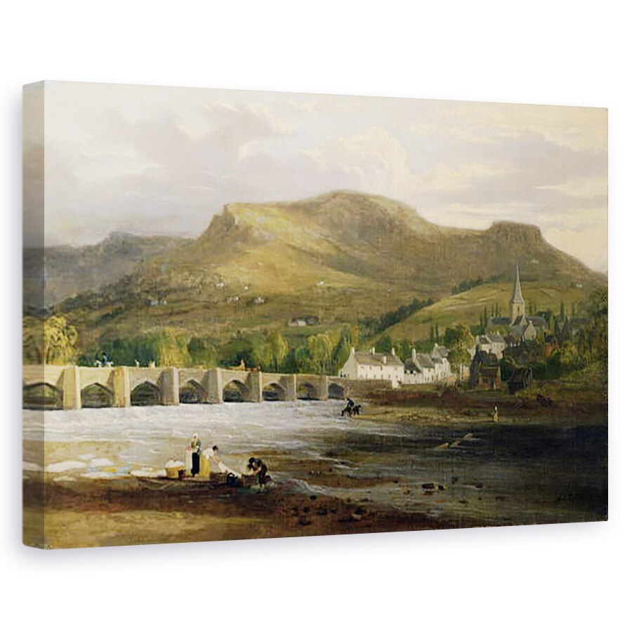 Tablou canvas - scoala engleza - Crickhowell, Breconshire, 40 x 60 cm