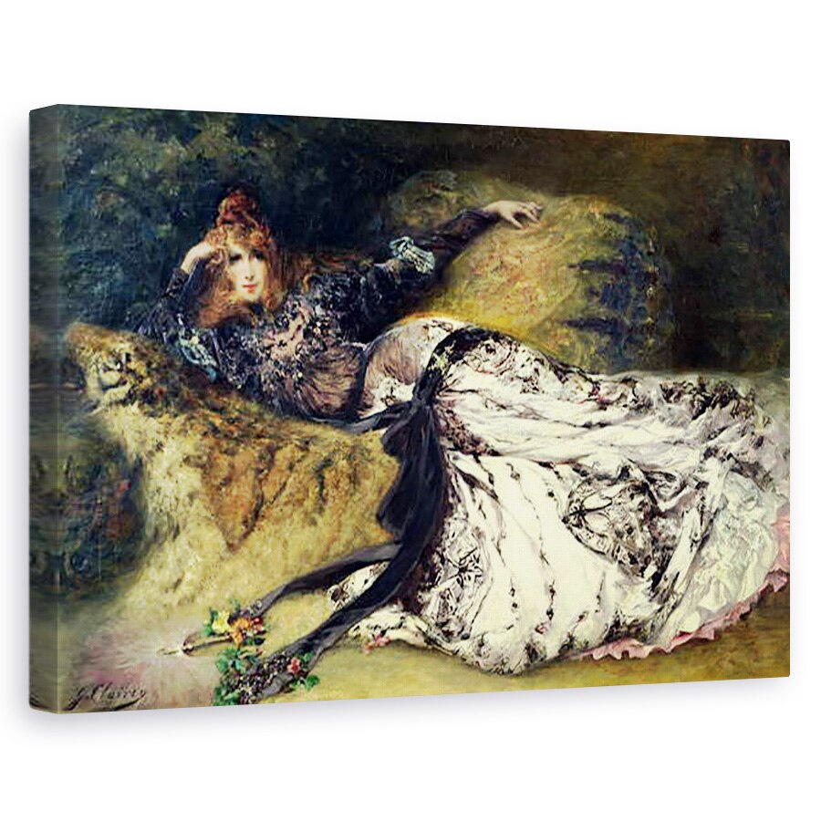 Tablou canvas - Georges Clairin - Sarah Bernhardt 1844-1923 1871, 80 x 120cm