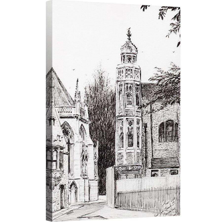 Tablou canvas - Vincent Alexander Booth - Strada Trinity Cambridge, 2008, 80 x 120cm