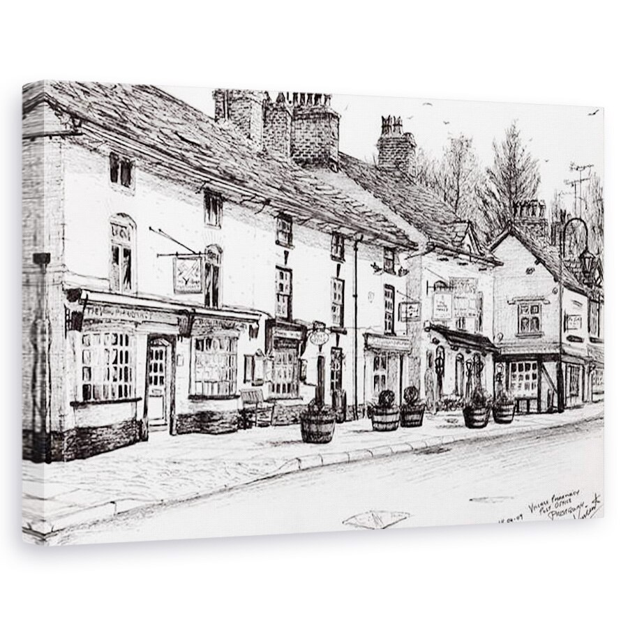 Tablou canvas - Vincent Alexander Booth - Oficiul postal Prestbury, 2009, 80 x 120cm