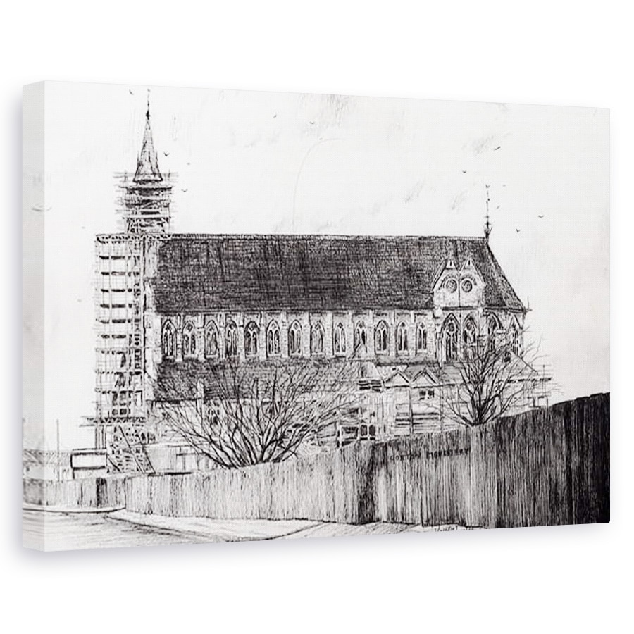 Tablou canvas - Vincent Alexander Booth - Manastirea Gorton, 2006, 80 x 120cm