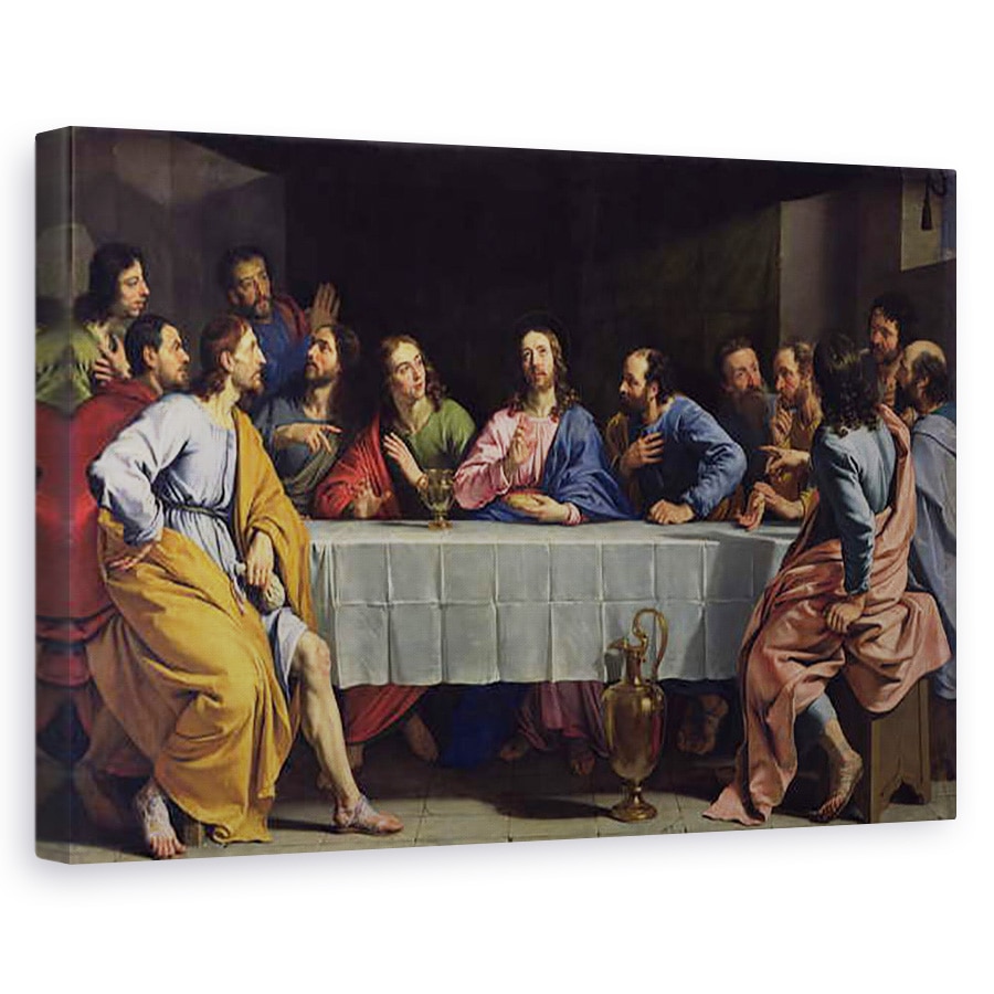 Tablou canvas - Philippe de Champaigne - Cina cea de Taina, 60 x 90 cm