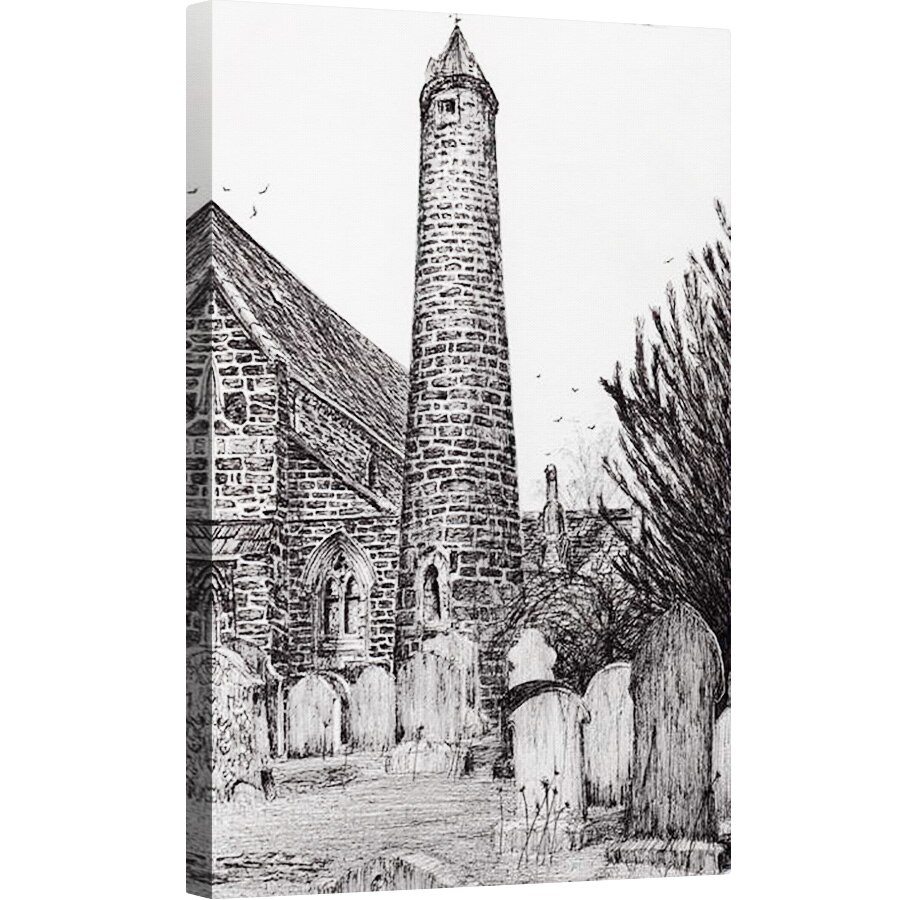 Tablou canvas - Vincent Alexander Booth - Brechin Round Tower Scotia, 2007, 80 x 120cm